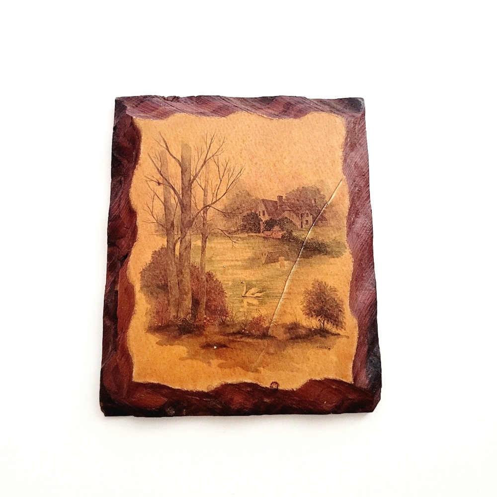 Vintage wood art